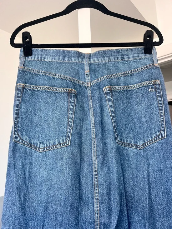 Rag & Bone Liquid Miramar Clara Midi Skirt- Size 26- Like New - Picture 12 of 15